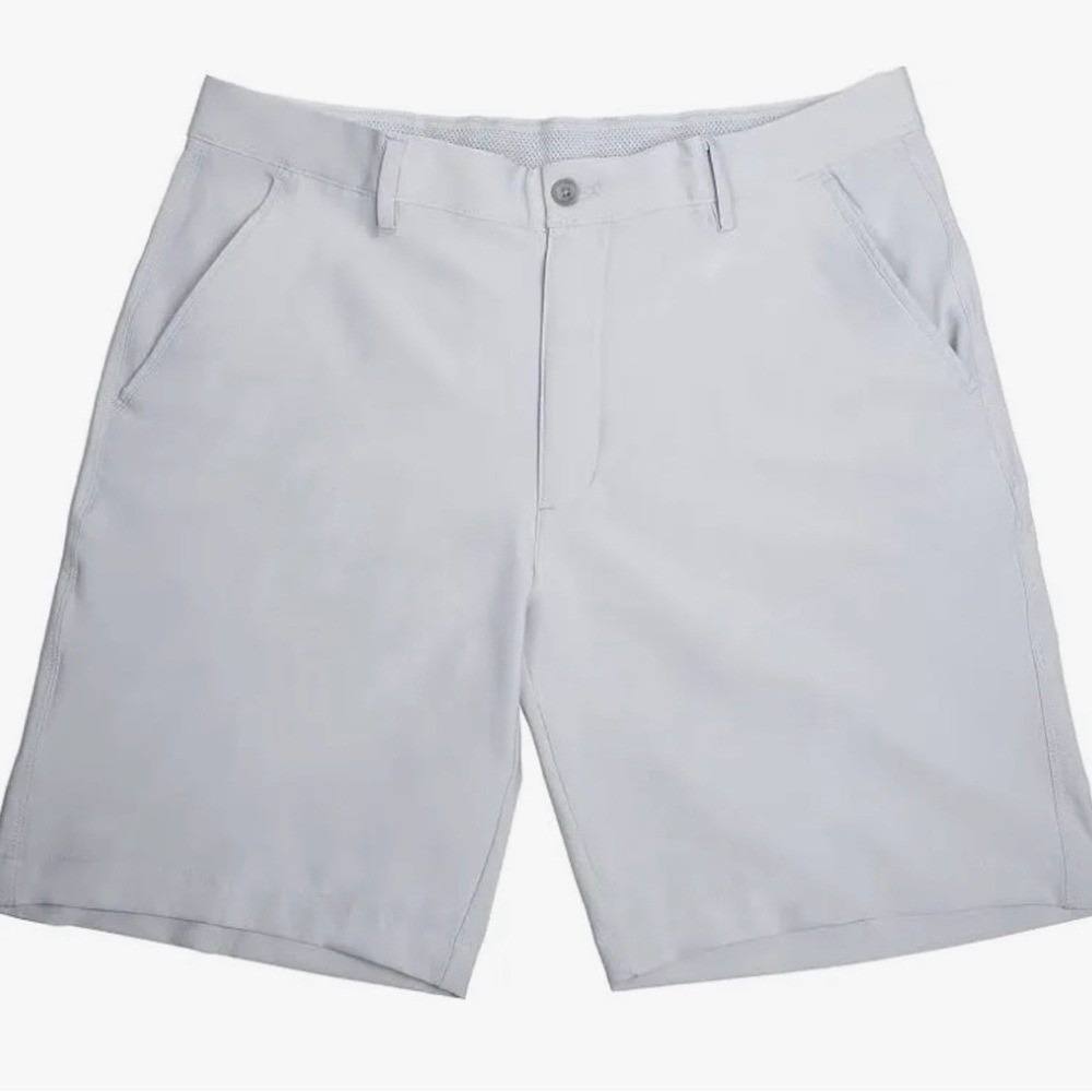 Greg Norman Shark Mens Golf Shorts  Gray Performance Stretch Size 36 set‎ of 2